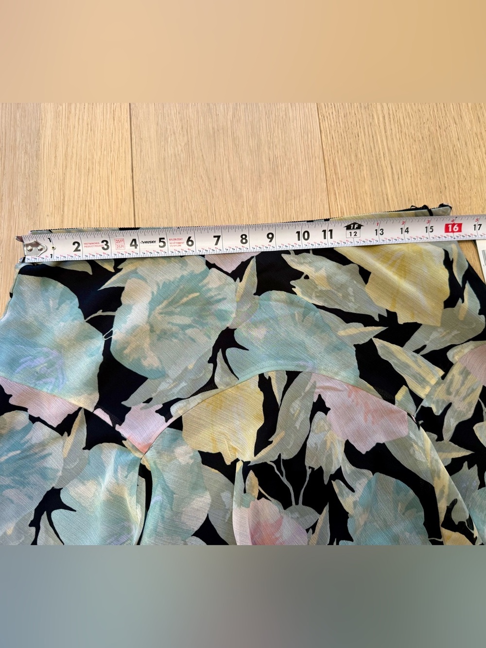 Ralph Lauren Floral Skirt Medium Tagged 10 Pastel A-Line Designer Luxury Summer - Picture 5 of 7